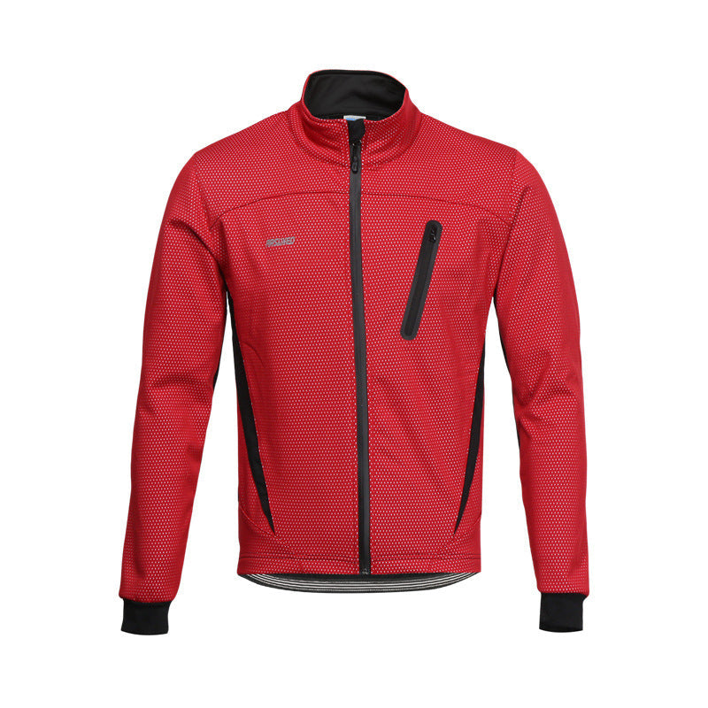 Arsuxeo Men's Fleece Cycling Jacket