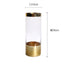 Jarrón de Flores Hidropónico de Vidrio Transparente Moderno