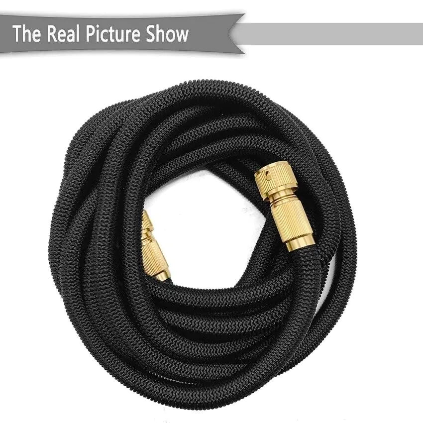 Tuyau de jardin flexible extensible deluxe - 25, 50, 75, 100FT