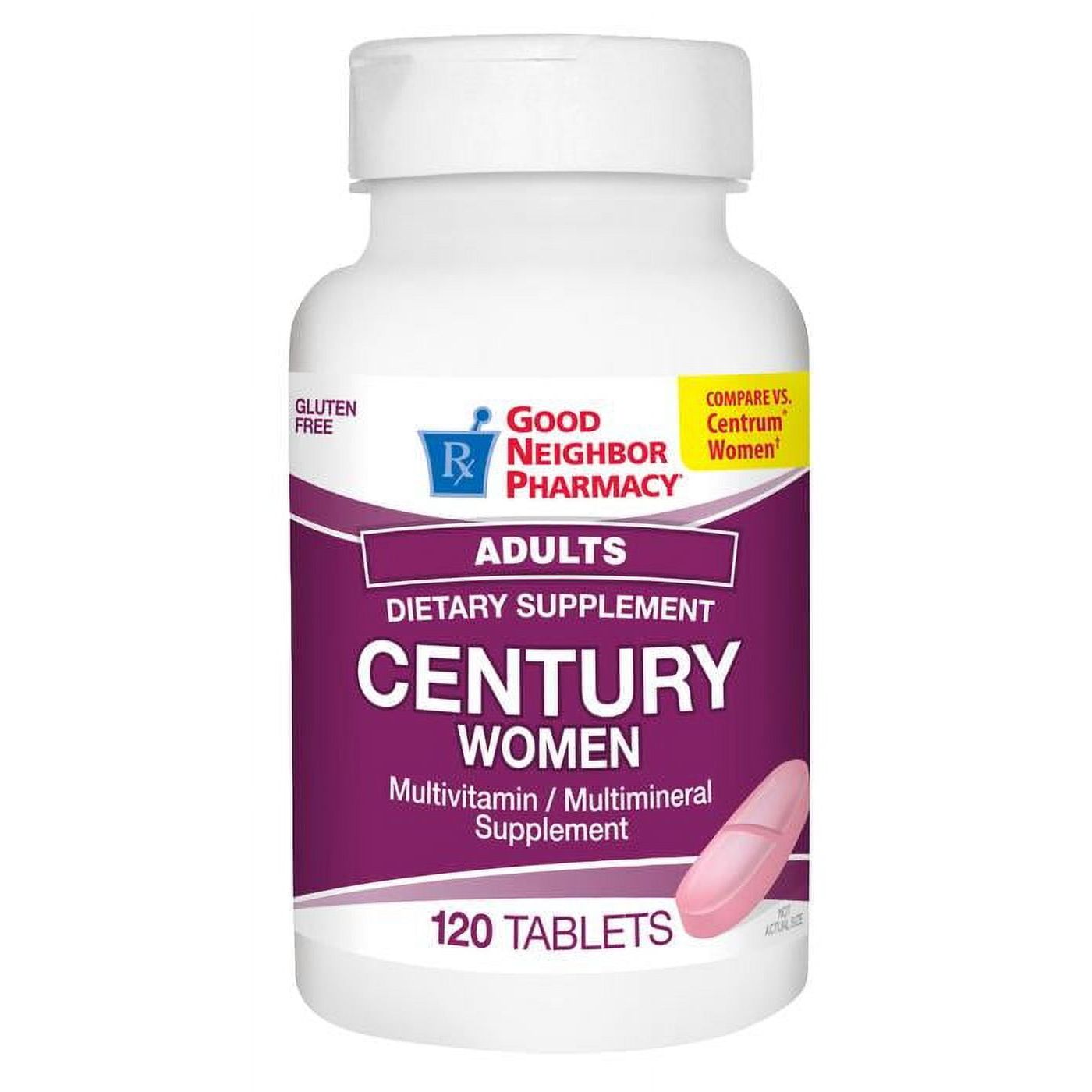Multivitamines GNP Century pour femmes adultes - 120 comprimés