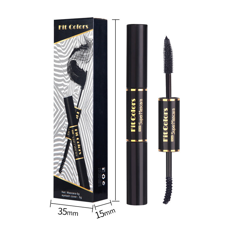 Fit Colors Double-Head Color Mascara Thick Curling Waterproof Not Smudged Multi-White Eyebrow Mascara - Korvel