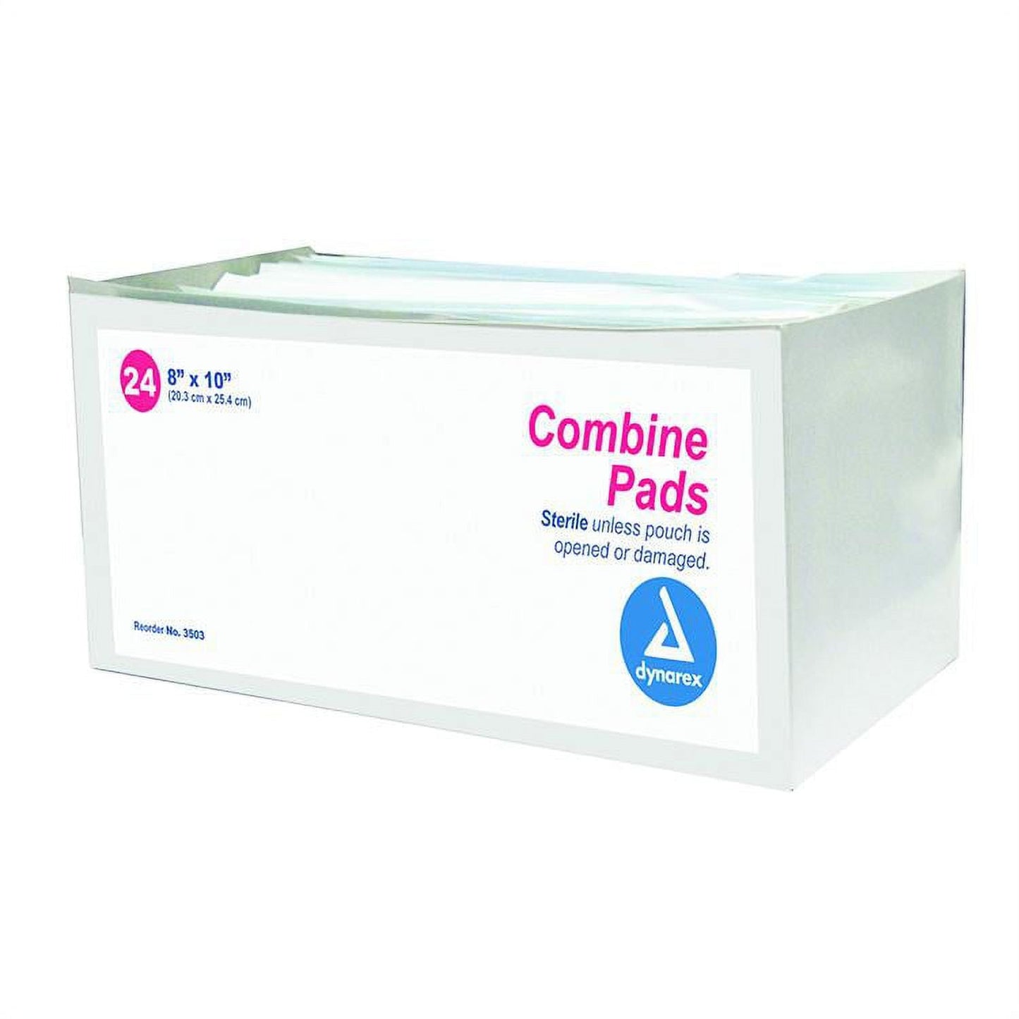 Dynarex Almohadillas Abdominales Estériles – 8" x 10" (24 Contenido)