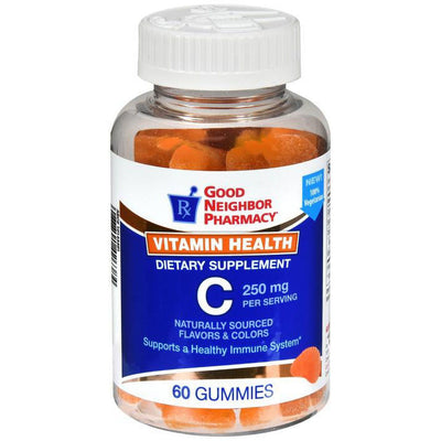 Silver Rod Pharmacy Gnp Vitamin C 250 Mg Orange Gummy - 60 Count