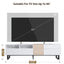 Modern TV Stand for 80'' TV with Double Storage Space