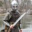 Handcrafted Viking Seax Knife with Premium Leather Sheath - Korvel