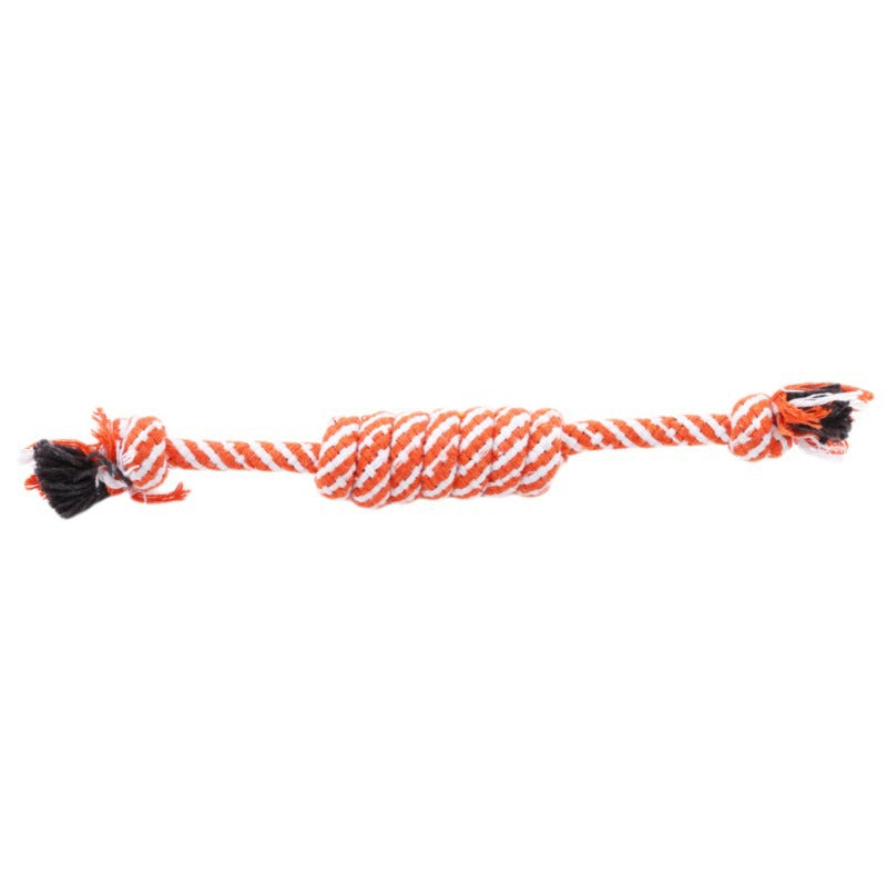 Durable Cotton Rope Dog Chew Toy - Knot Design for All Breeds
