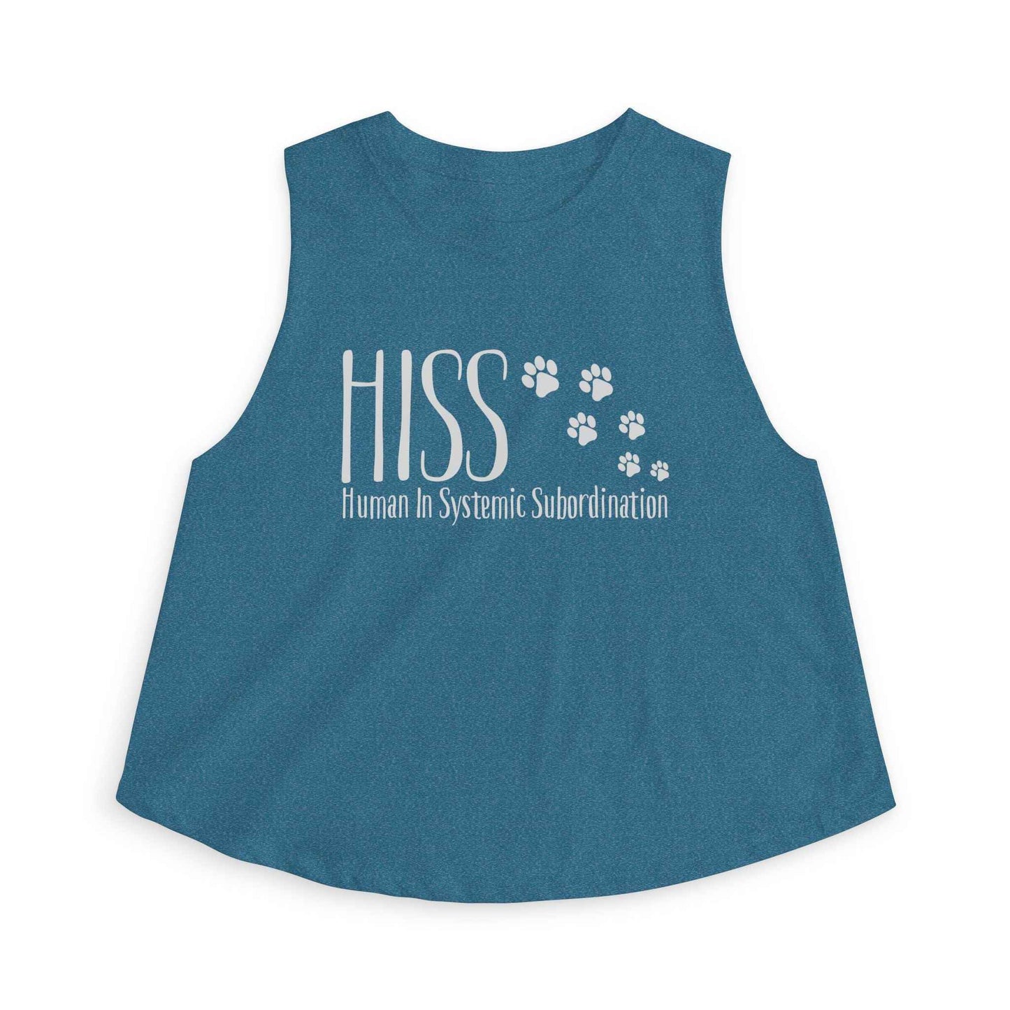 HISS Crop Tank – Playful Cat-Themed Crop Top