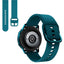 Suitable for Samsung Galaxy Watch Active2 Solid Color Silicone Strap 20/22mm Universal Strap - Korvel