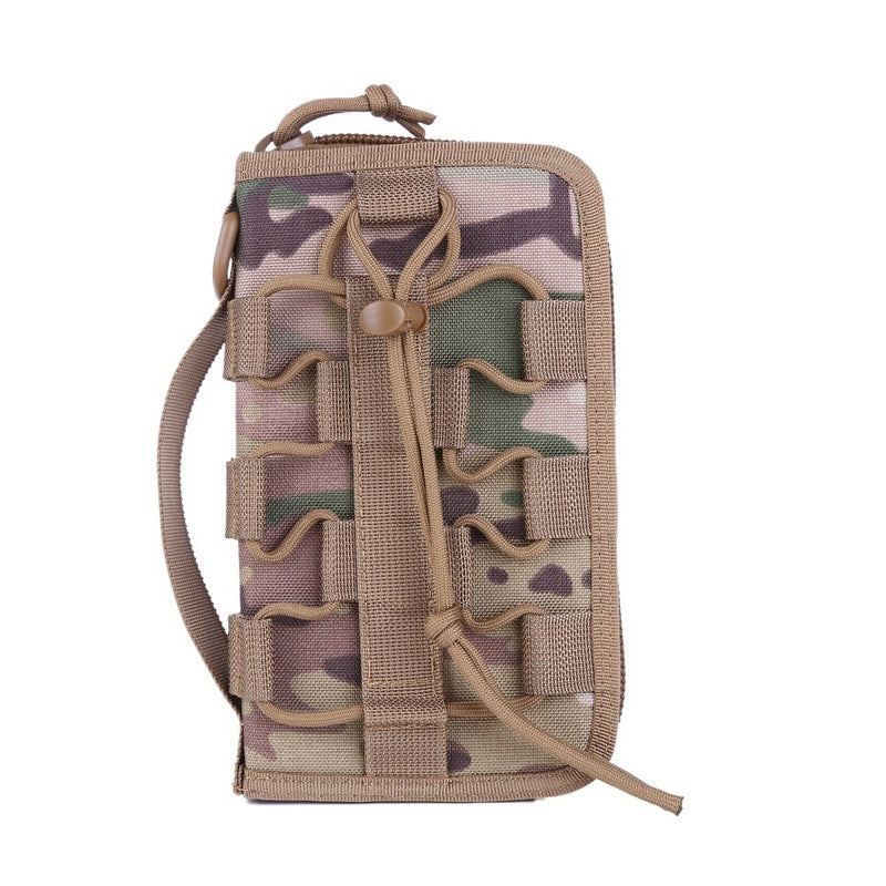 Ma Gaixian's Same Style Xuanwu Tactical Wallet Men's Handbag Outdoor Large Capacity Military Camo Wallet Mobile Case - Korvel