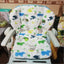 Baby Kids Highchair Cushion Pad Mat Booster Seats Cushion Pad Mat Feeding Chair Cushi on Pad Stroller Cushion Mat Cotton fabric - Korvel