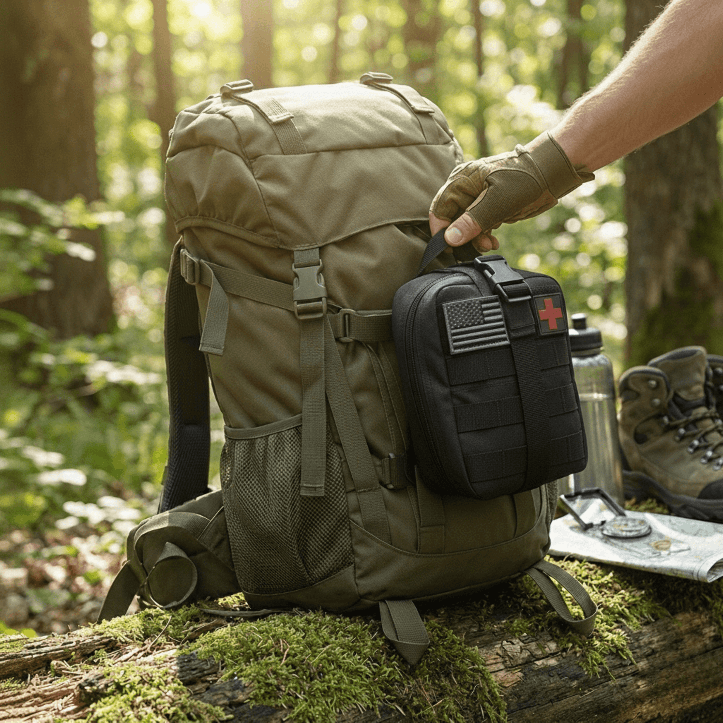 Bolsa de Primeros Auxilios Táctica Pequeña XGear - Pouch IFAK Premium