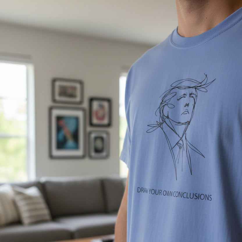 Saca tus propias conclusiones camiseta gráfica unisex