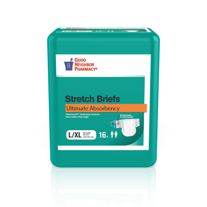Good Neighbor Pharmacy Stretch Briefs Grande/XL 16ct