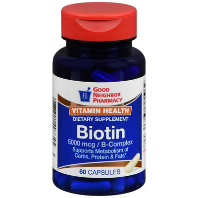 Good Neighbor Pharmacy GNP Biotin 5000 Mcg - 60 Capsules