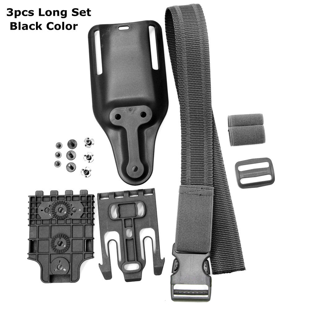 FMA Quick Release Waist Panel 3-piece Leg Hanging Sofa Lilan Outdoor Tactical Handgun Cover Quick Separation System - Korvel