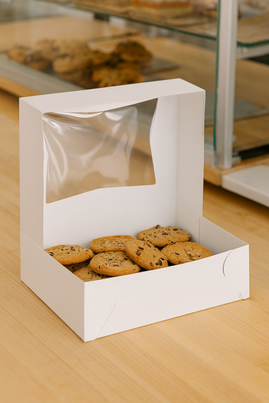 Cake Box - Small 1/4 Sheet - 14x10x4 - Window - Korvel