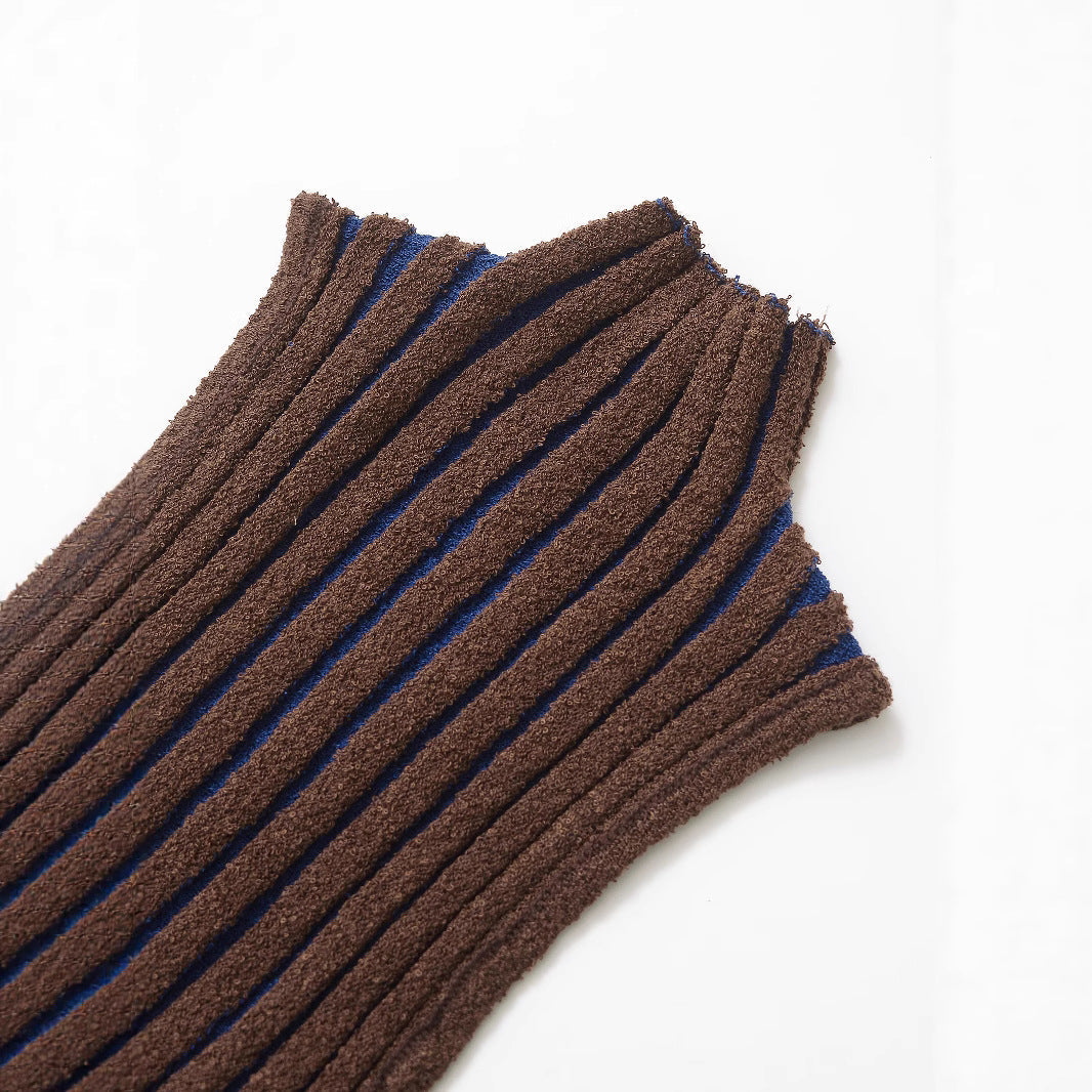 Half high neck sleeveless slim knit sweater for women - Korvel