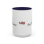 Purrseverance Accent Coffee Mug - Stylish & Functional