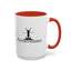 Purrseverance Accent Coffee Mug - Stylish & Functional