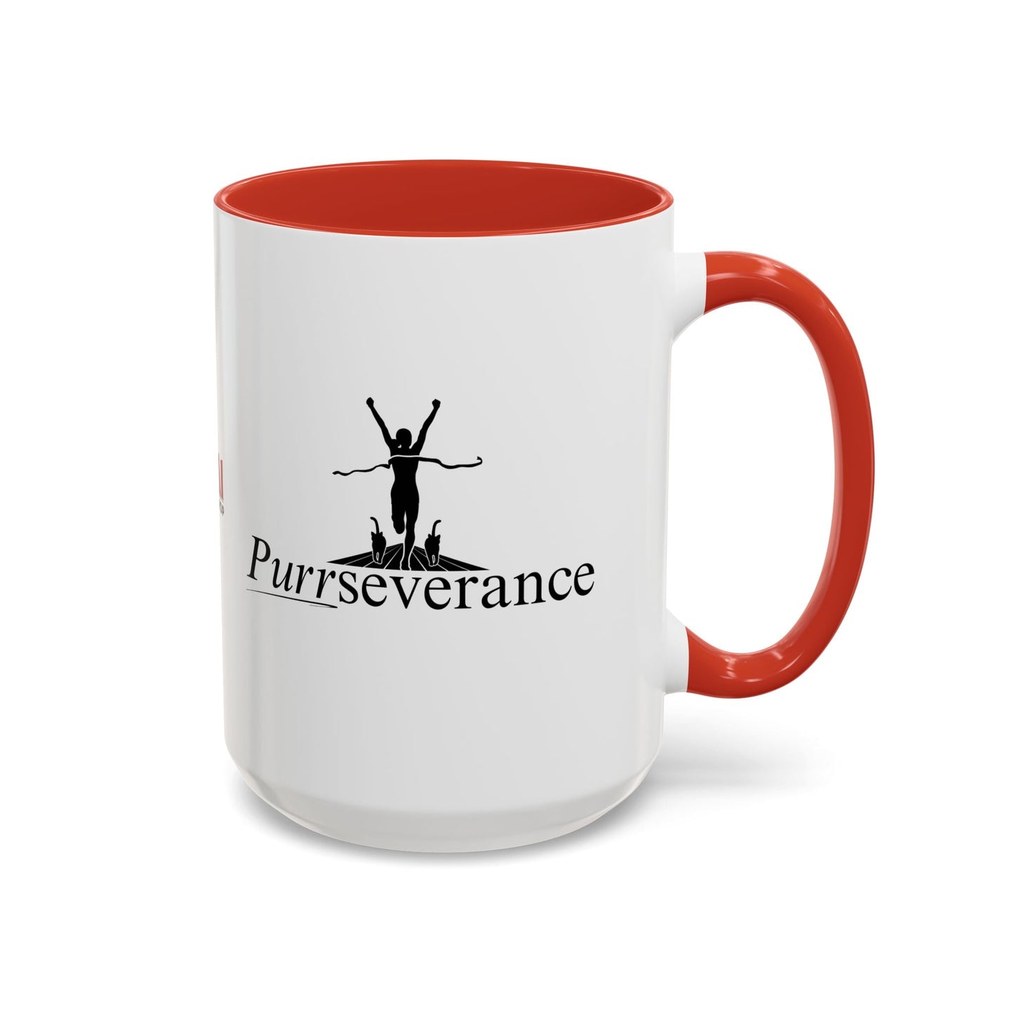 Purrseverance Accent Coffee Mug - Stylish & Functional