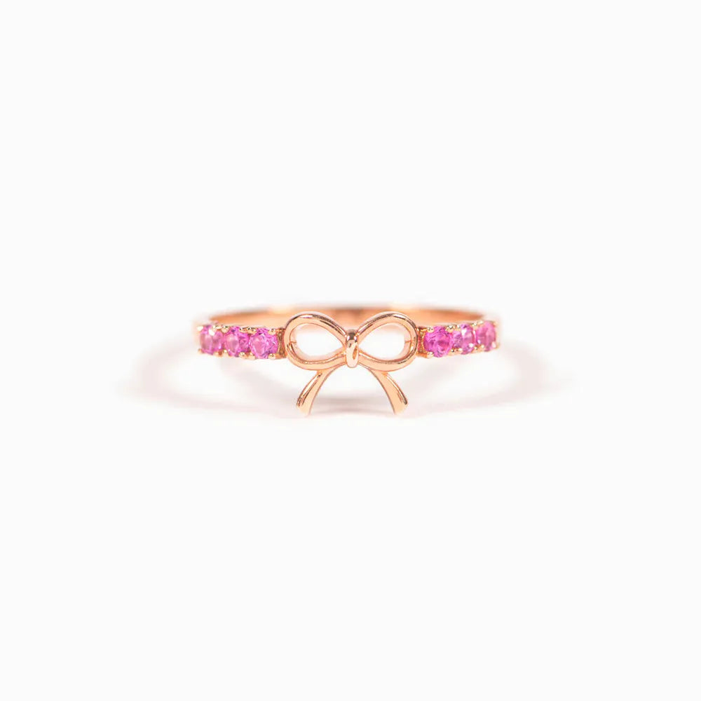 Bague en Argent Sterling 925 en Forme de Nœud