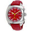 Locman Men's Classic Watch with Red Dial