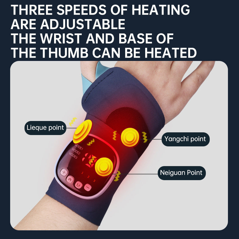 EMS Smart Tendon Sheath Hand Heating Wristband with Hot Compress and Massage Function - Korvel