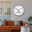 Horloge murale électronique avec calendrier 2025 - Design moderne