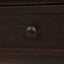 TREXM Espresso Console Table with Storage Drawers