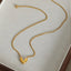 Elegant Gold-Plated Heart Pendant Necklace
