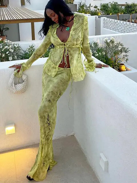 Conjuntos de Vestidos Transparentes Chic para una Elegancia Sin Esfuerzo