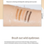 Long Lasting 5 Colors Sketch Liquid Eye Brow Pencil Waterproof Microblading Tattoo Fork Tip Eyebrow Pencil - Korvel