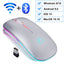 Wireless Mouse Bluetooth RGB Rechargeable Mouse Wireless Computer Silent Mause LED Backlit Ergonomic Gaming Mouse For Laptop PC - Korvel
