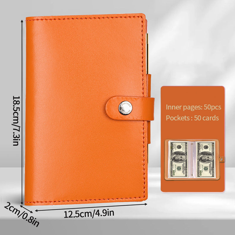 Versatile 100 - envelope savings book. Doubles as banknote album, money - saving organizer & photocard holder. Great for managin - Korvel