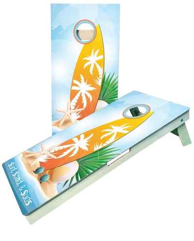 Ultimate Cornhole Experience: Surf Sand Suds Set - Korvel