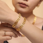 Handmade Gold-Plated Titanium Steel Women's Bracelet