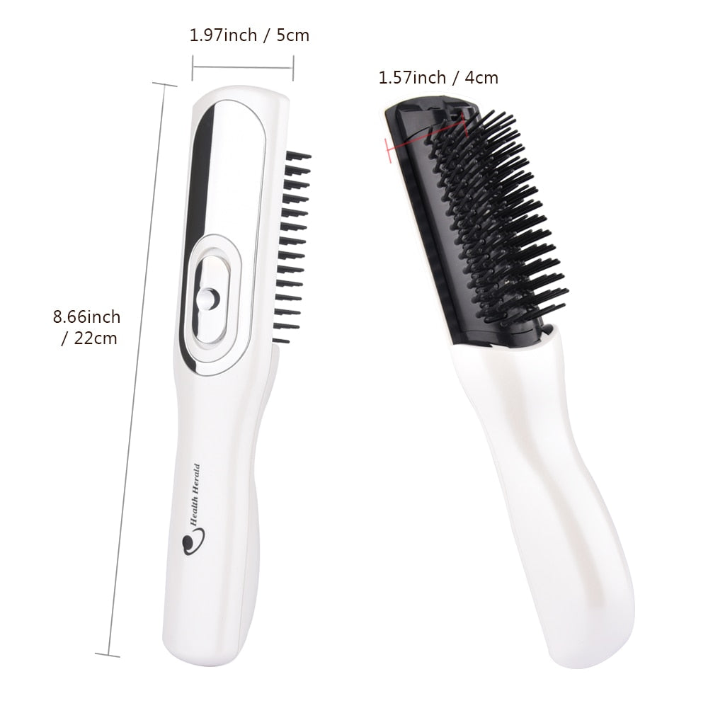 Infrared Massage Comb Hair Comb Massage Equipment Comb Hair Growth Care Treatment Hair Brush Grow Laser Hair Loss Therapy - Korvel