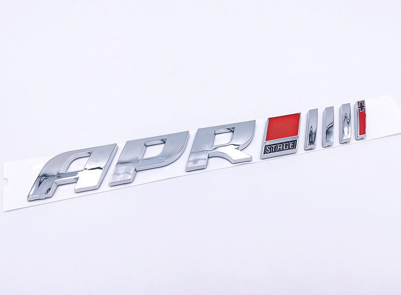 Autocollants de logo APR Badge en ABS pour Audi et Volkswagen