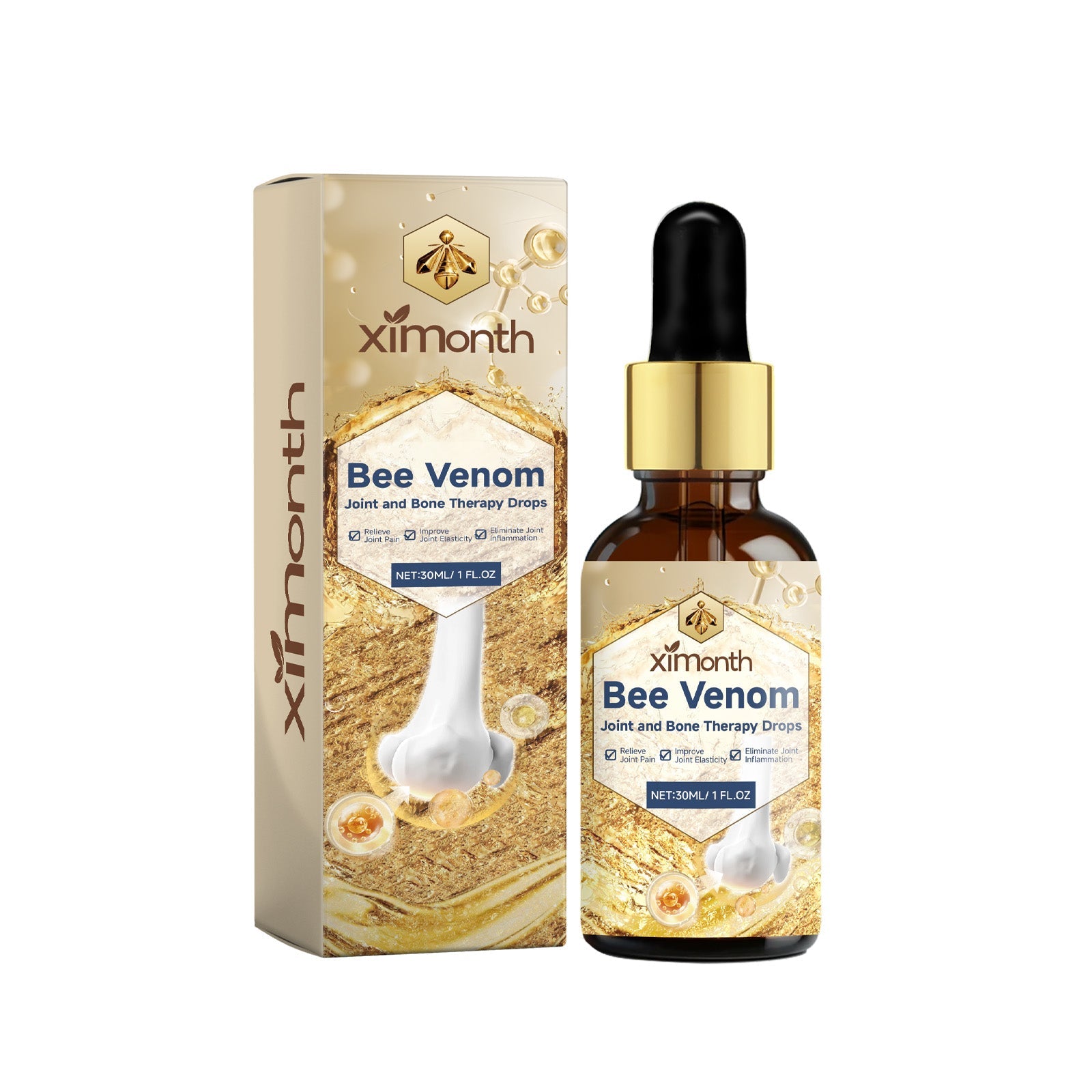 Bee Venom Joint Repair Drops Relieve Knee, Elbow And Wrist Soreness Massage Treatment Revitalize Joints - Korvel
