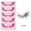 Pestañas de tira 3D con forma de ojo de gato alado Foxy - Vegan Faux Mink