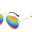 Sunglasses Colorful Toad Glasses Pilot Men And Women Models 3025 Color Film Reflective Sunglasses - Korvel