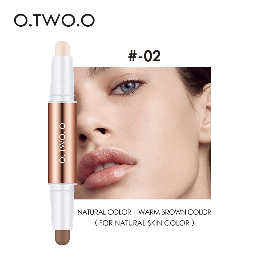 Radiant Modeling Face Light Shadow Double Head Repair Stick Clavicle Shadow Pen Face Three-Dimensional Highlight Concealer SC030 - Korvel