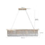 Elegant Gold Crystal Chandelier for Dining Room