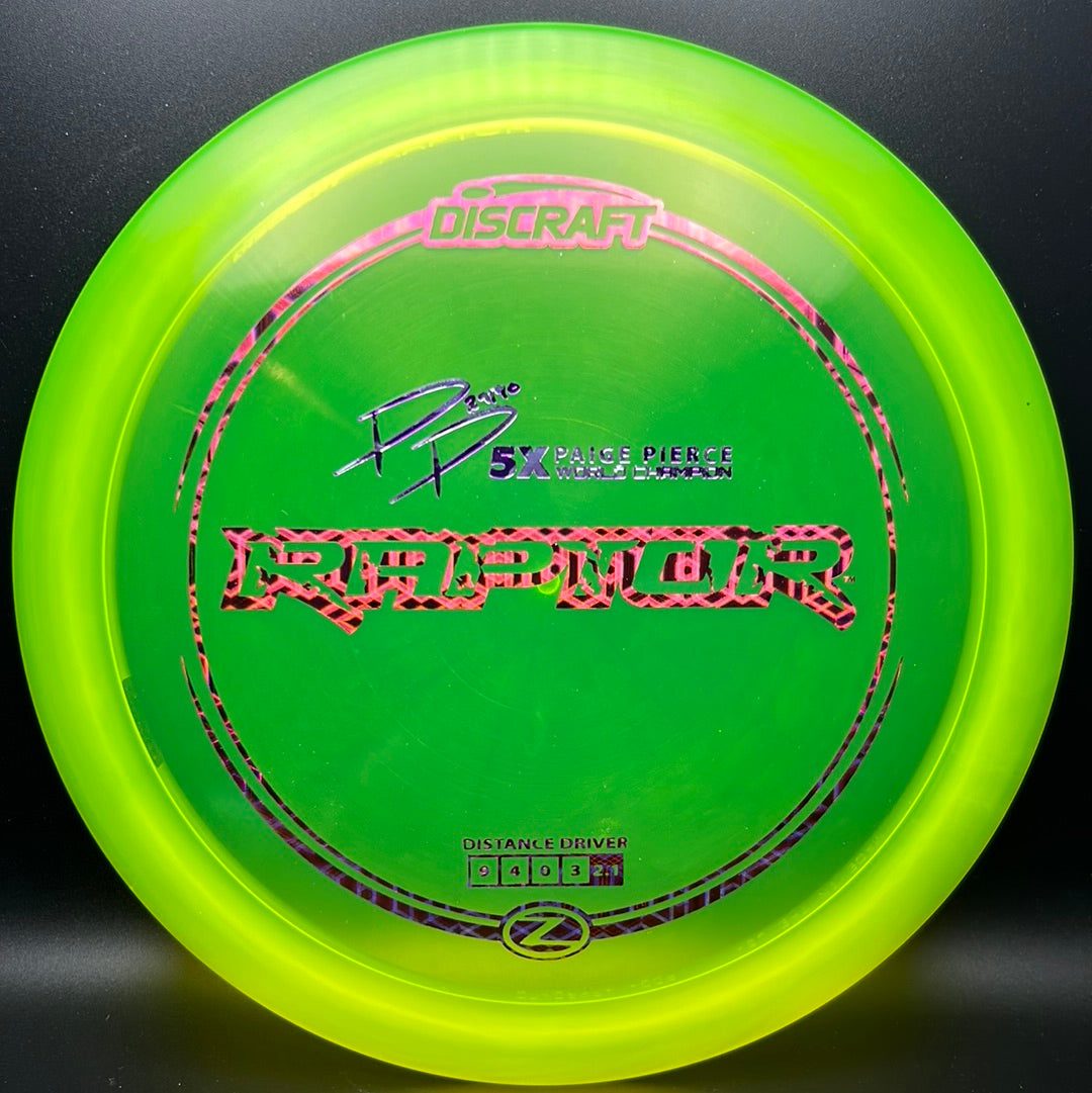Z Line Raptor - Controlador de Disco de Golf Premium por Paige Pierce