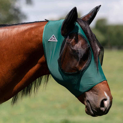 Lycra Fly Mask Emerald - Korvel