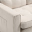 Canapé-lit futon convertible 3 plis - Gris foncé, Gris clair et Beige