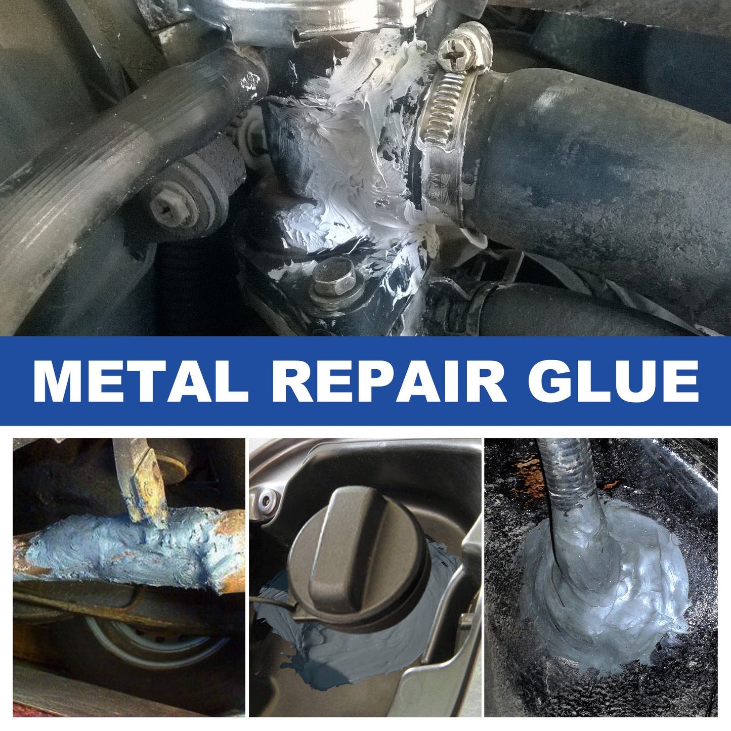Metal Repair Glue, Crack Filling And Leak Plugging Quick Dry Crack High Temperature Welding Metal Repair Agent - Korvel