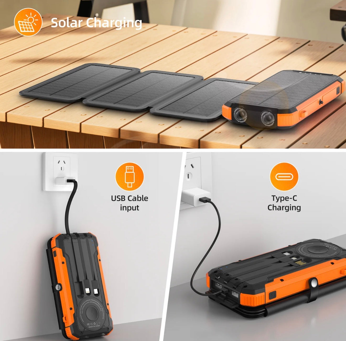 Banco de Energía Plegable SolarMax - Cargador Portátil de Alta Capacidad