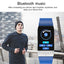 T1 Smart Watch Band With Temperature Immune Measure ECG Heart Rate Blood Pressure Monitor Weather Forecast Drinking Remind - Korvel