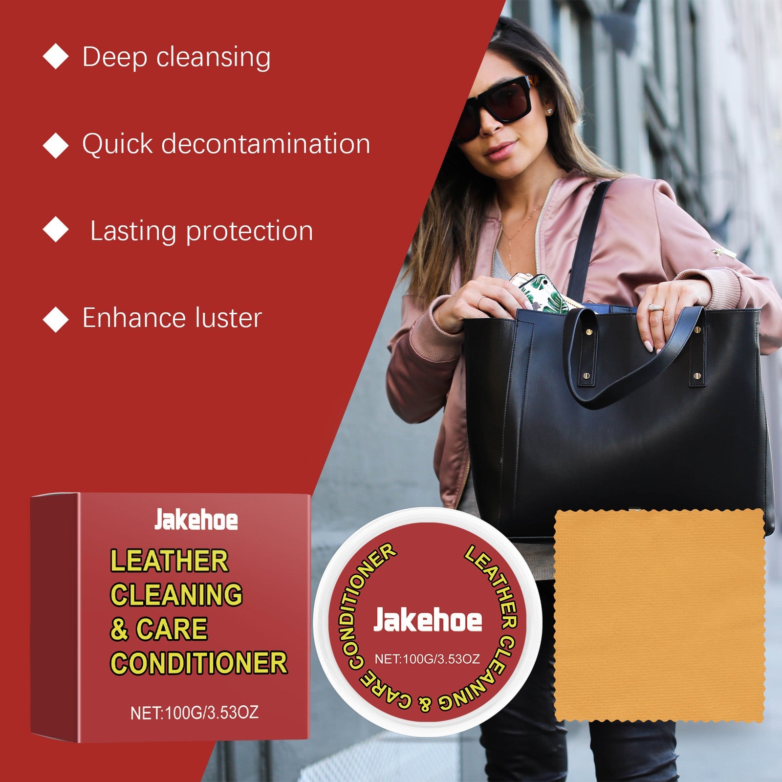 Leather Cleaning Cream Multi-Functional Leather Cleaning Cream Leather Sofa Bag Care Cream - Korvel